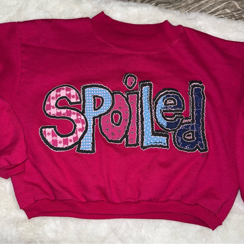 Vintage 80s cropped sweater